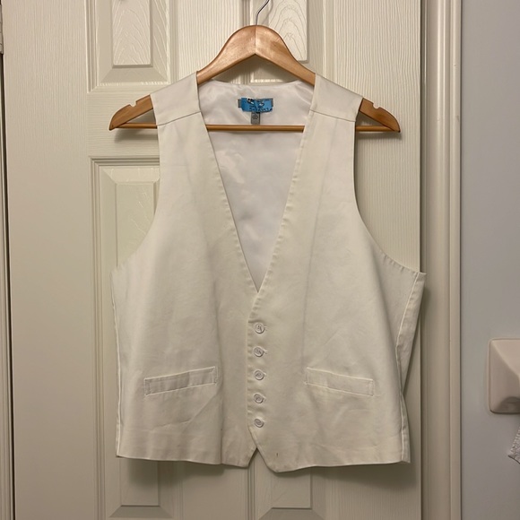 White Dress Pants and Vest - Picture 3 of 3